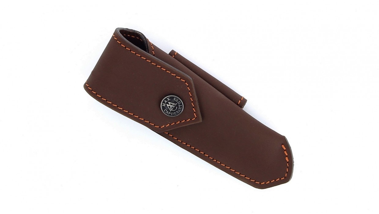 Etui doublé cuir  - Châtaigne