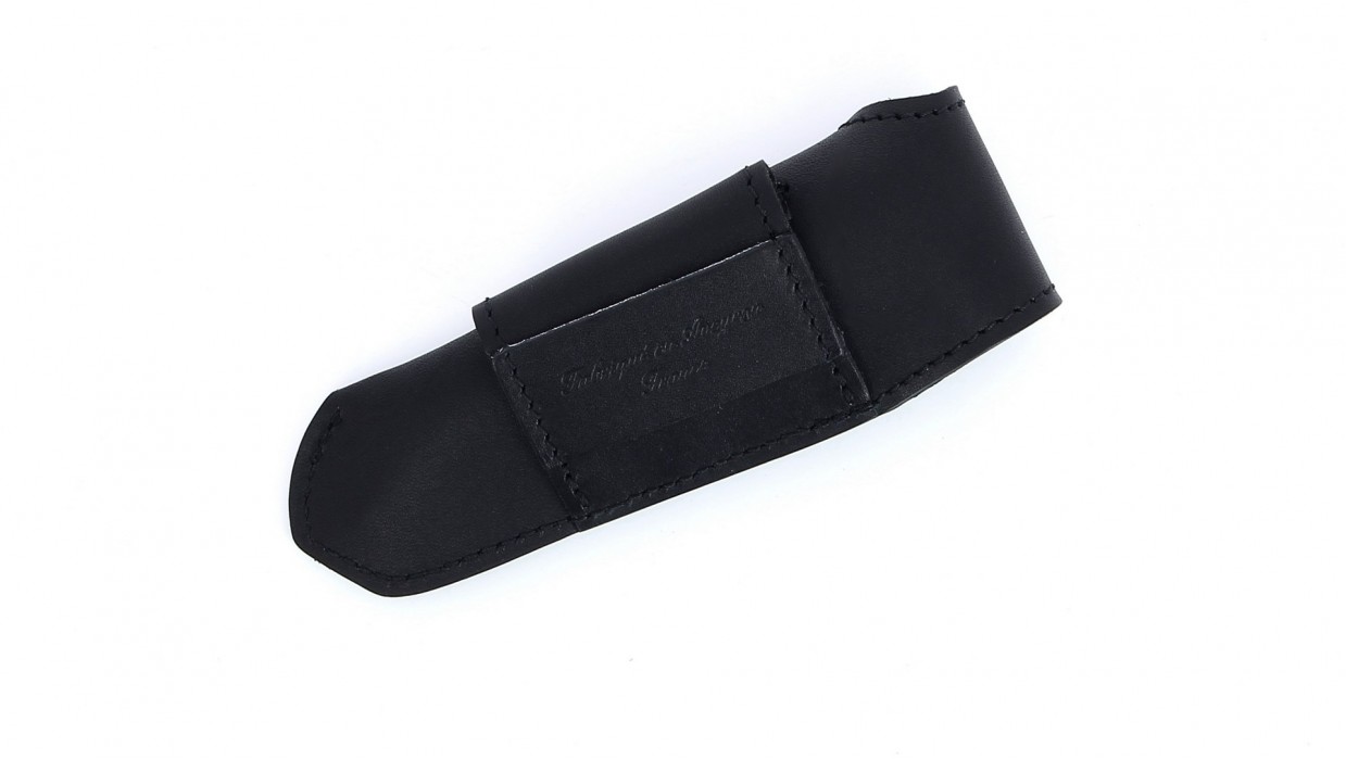 Etui doublé cuir  - Noir