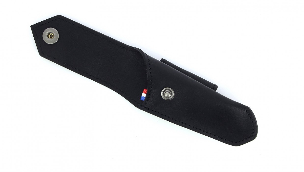 Etui doublé cuir  - Noir