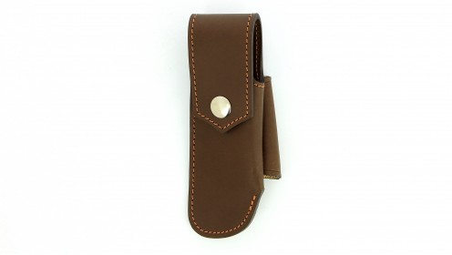 Etui chasse cuir  - Chataigne