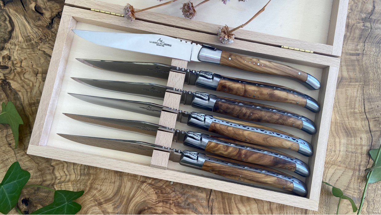 Couteaux de table Laguiole - Olivier