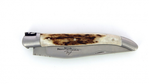 Couteau Laguiole 11 cm - Manche en Bois de Cerf