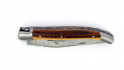 Couteau Laguiole 11 cm - Manche en Pistachier Lame Inox