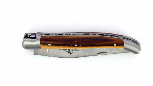 Couteau Laguiole 11 cm - Manche en Pistachier Lame Inox