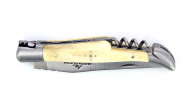 Couteau Laguiole 12 cm - Os  - Tire-Bouchon