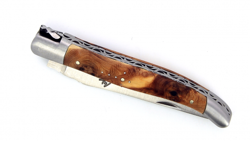 Laguiole 12 cm double platine - Genévrier