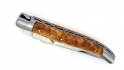 Laguiole double platine 12 cm - Manche en Olivier