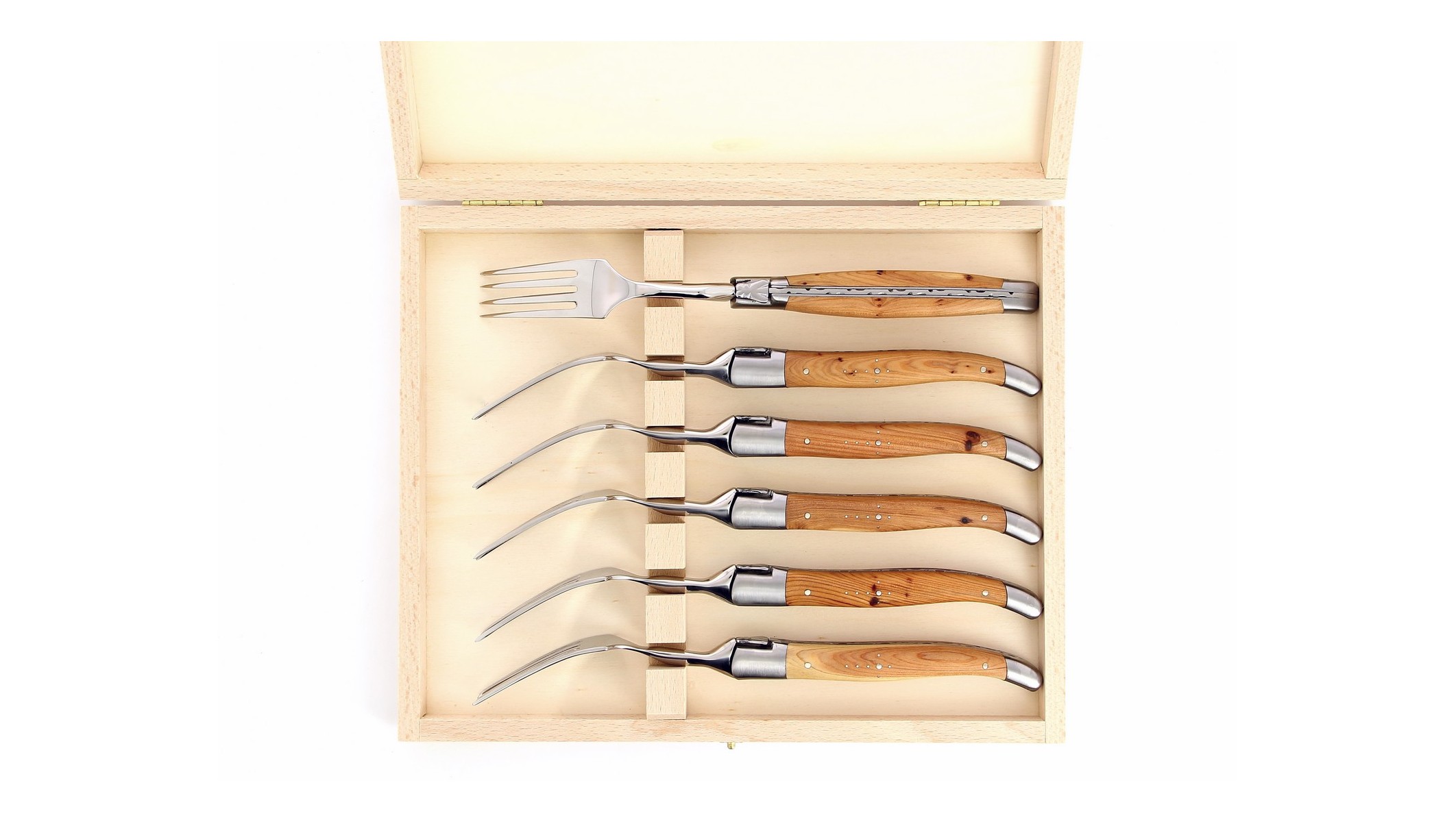 Coffret Fourchette Laguiole - Bois