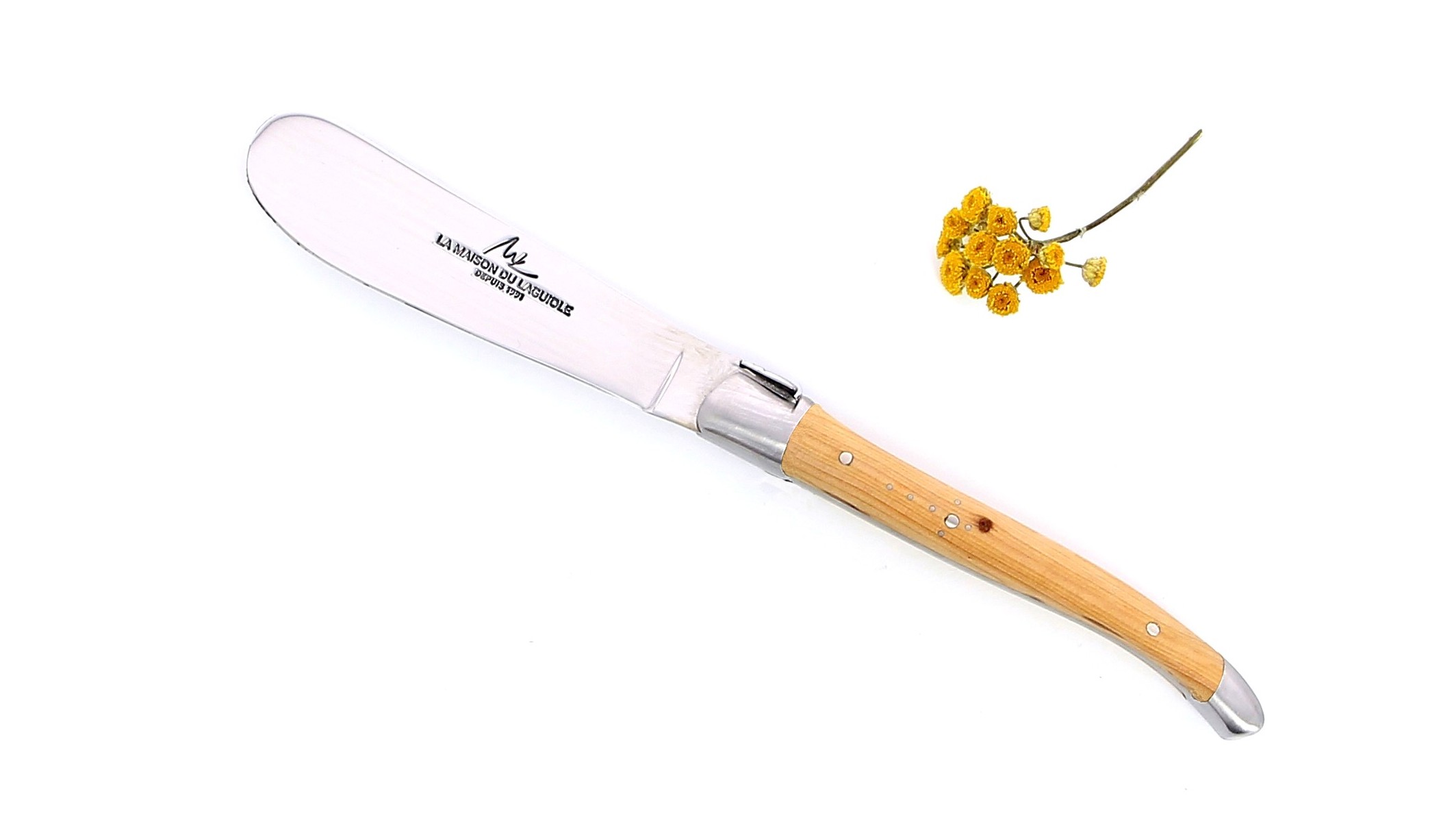 Couteau à Beurre Laguiole en Aubrac Genevrier -  ®