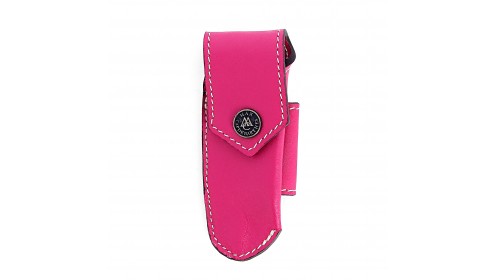 Étui ceinture doublé cuir, double passant.

Fabriqué en Aveyron à Sauveterre de Rouergue 

Cuir vachette pleine fleur