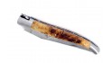 SERIE LIMITEE - Laguiole 12 cm abeille forgée Bois de Sarrans en Peuplier