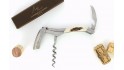 Sommelier Laguiole, finition brossée, fabrication artisanale