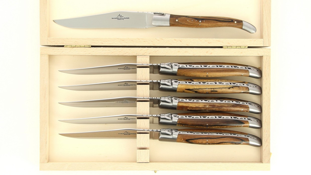 Couteaux de table Laguiole - Hêtre de l'Aubrac