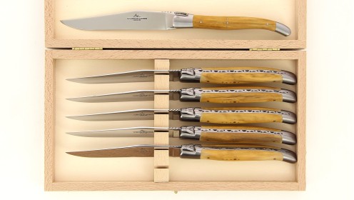 Couteaux de table Laguiole - Buis