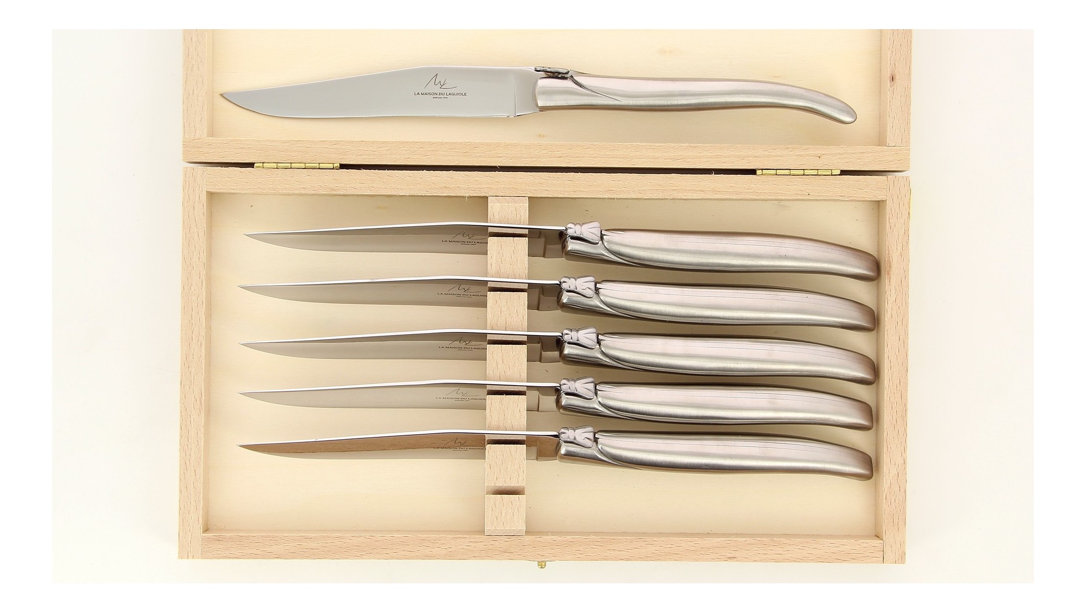 Coffret de 6 couteaux de table spécial lave-vaisselle