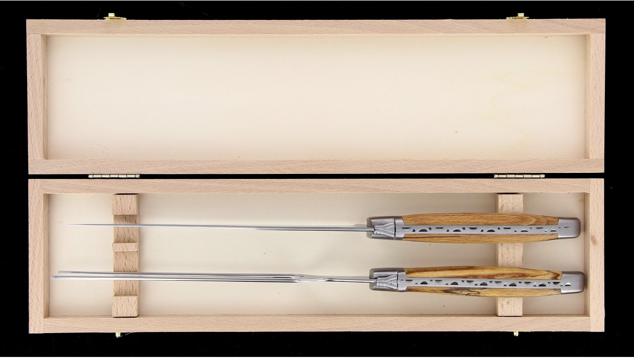 Service à découper Laguiole - Hêtre de l'Aubrac