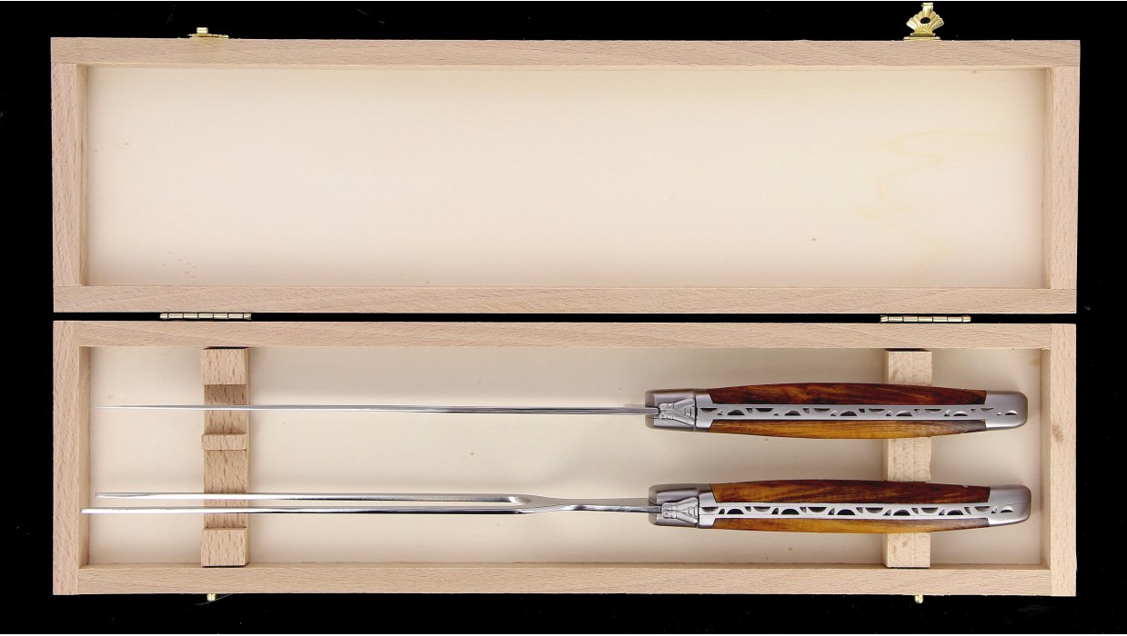 Service à découper Laguiole - Pistachier