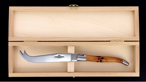 Couteau à fromage Laguiole - Genévrier