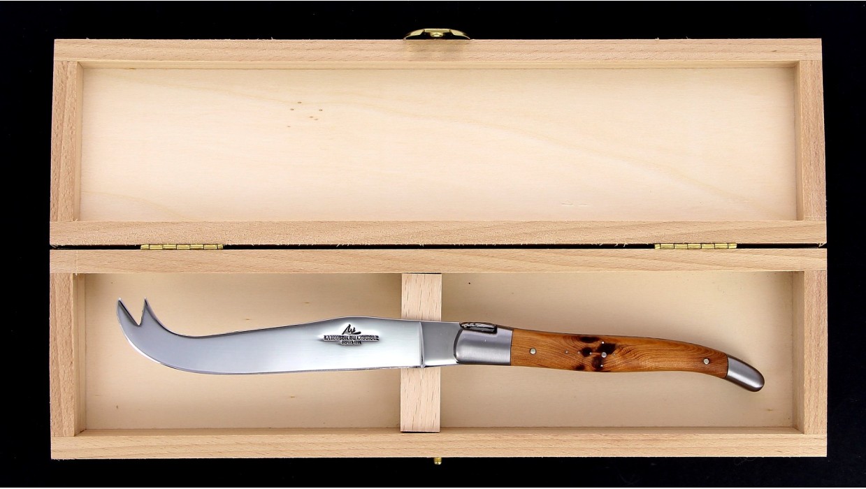 Couteau à fromage Laguiole - Genévrier