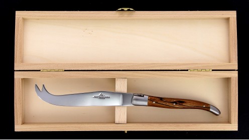 Couteau à fromage Laguiole - Hêtre de l'Aubrac