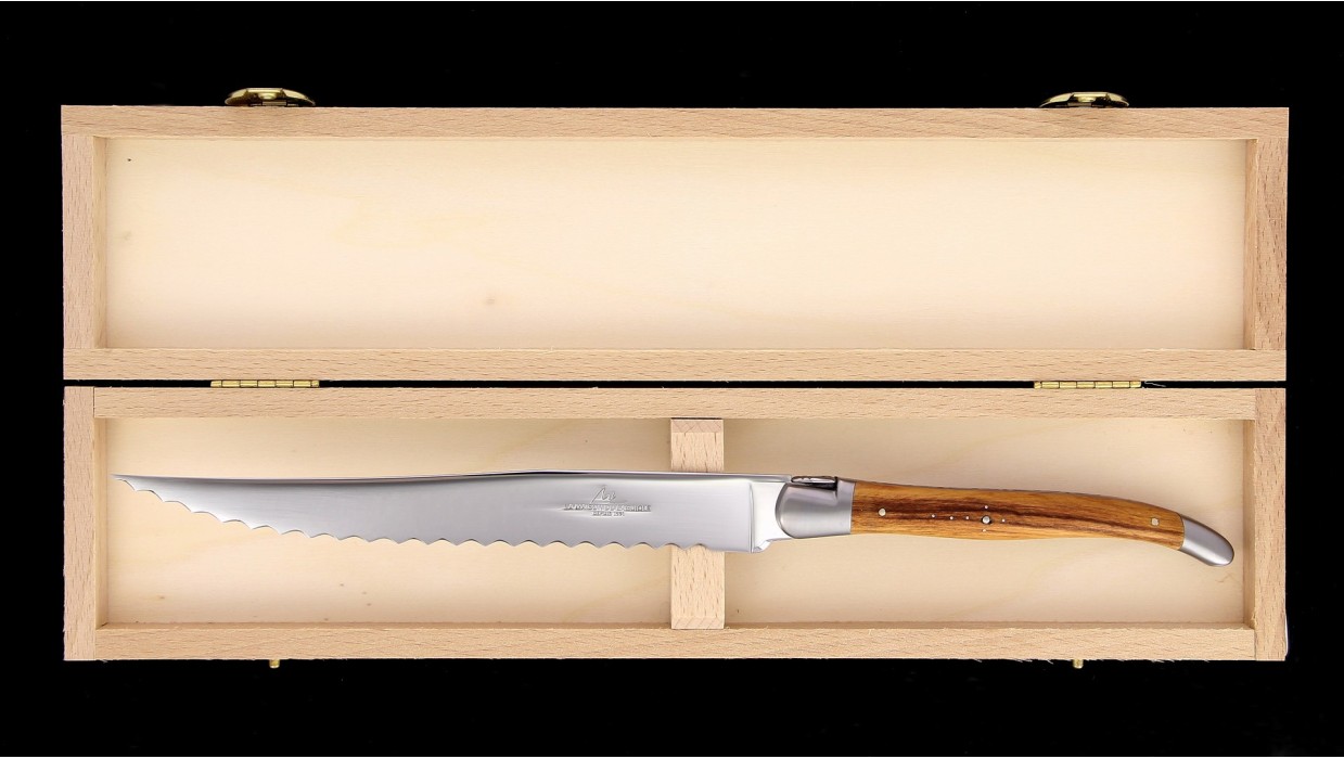 Couteau à pain Laguiole - Olivier