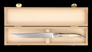 Couteau à pain Laguiole - Corne vache Aubrac