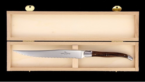 Couteau à pain Laguiole - Noyer