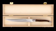 Couteau à pain Laguiole - Noyer