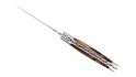 Laguiole double platine 12 cm - Manche en Hêtre de l'Aubrac