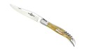 Couteau Laguiole 12 cm - Corne Aubrac - Tire-Bouchon