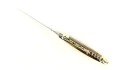 Couteau Laguiole 12 cm - Corne d'Aubrac - laiton  - Tire-Bouchon