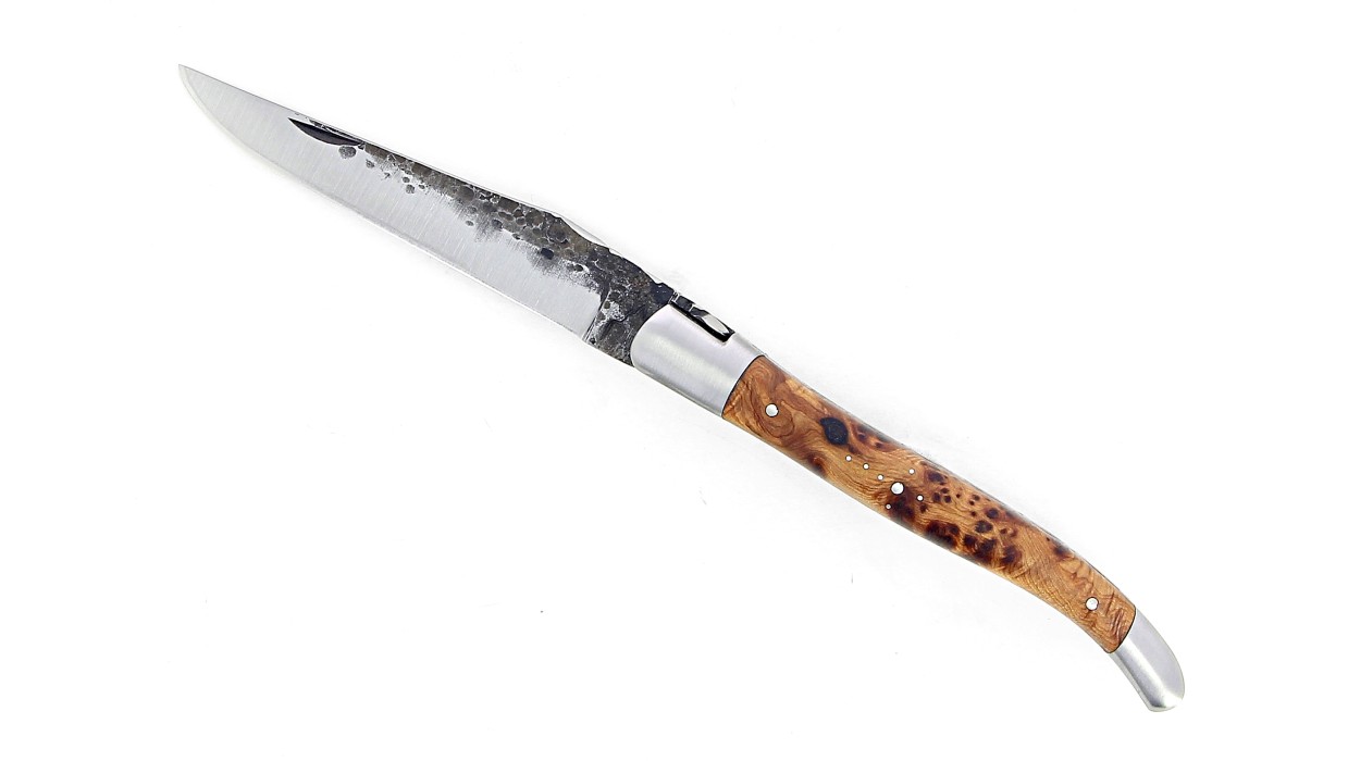 Laguiole 12 cm Lame Brut de Forge - Genévrier