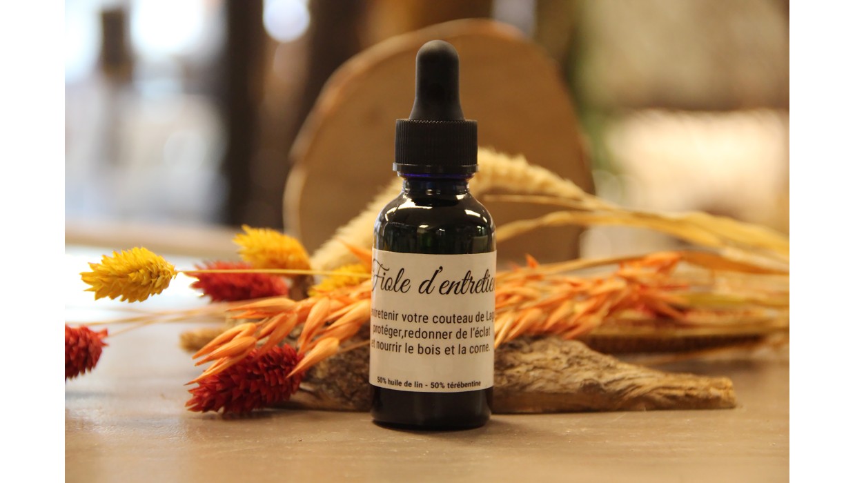 Fiole d'entretien pour couteau de Laguiole