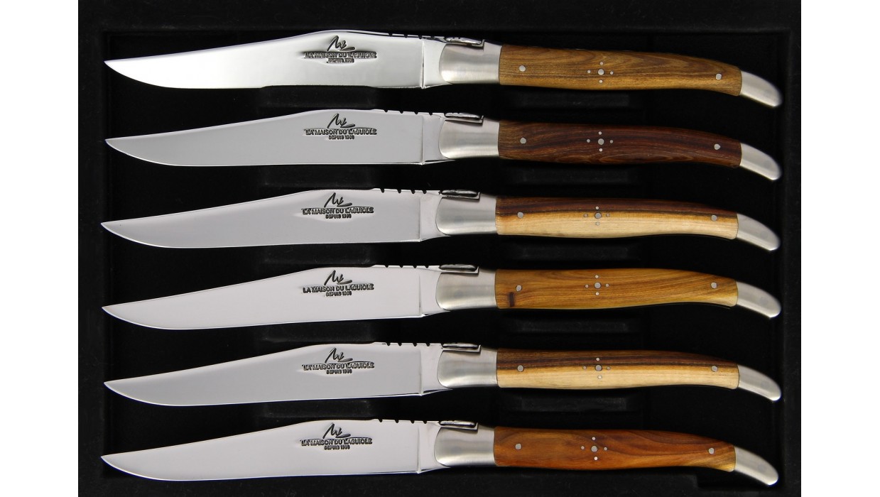 Couteaux de table Laguiole - Pistachier