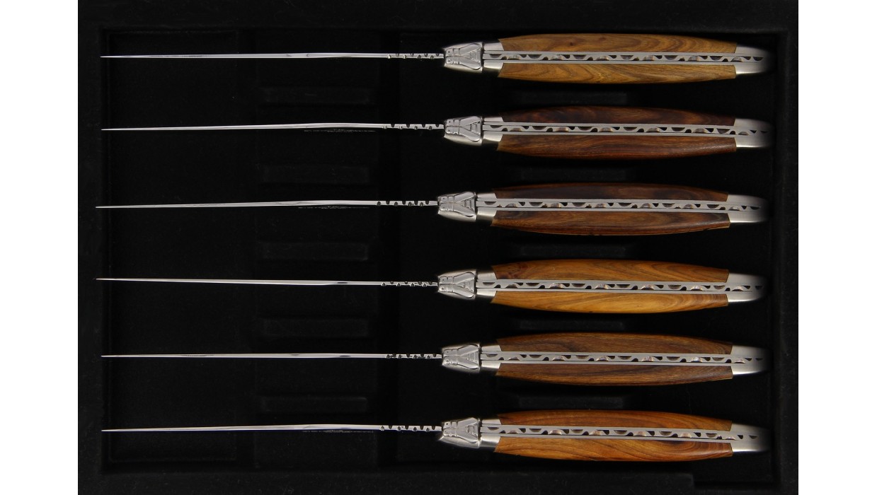 Couteaux de table Laguiole - Pistachier