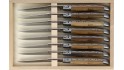EDITION LIMITEE
Coffret de 8 couteaux de table avec deux mitres en inox brossé.
