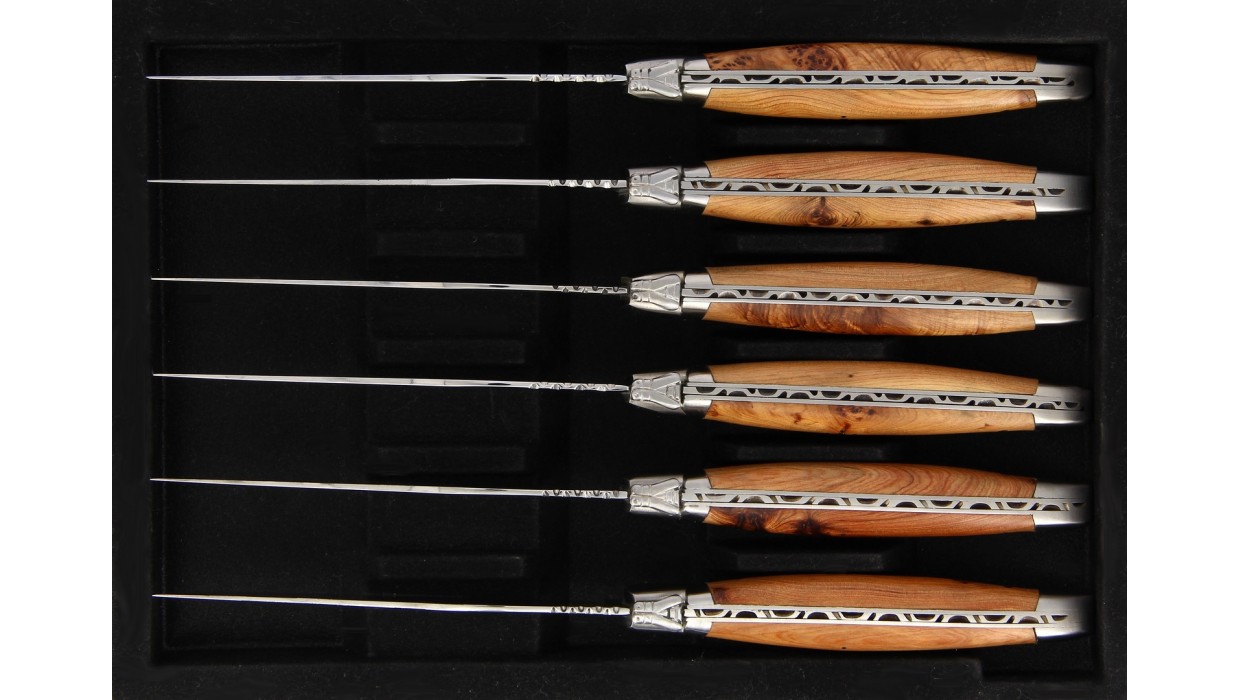 Couteaux de table Laguiole - Genévrier