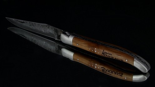 SERIE LIMITEE - Laguiole Sarrans Pommier brute de forge