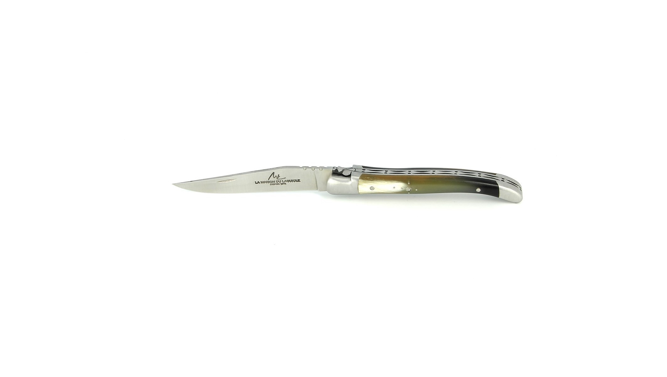 Couteau Laguiole 10 cm - Corne d'Aubrac - inox