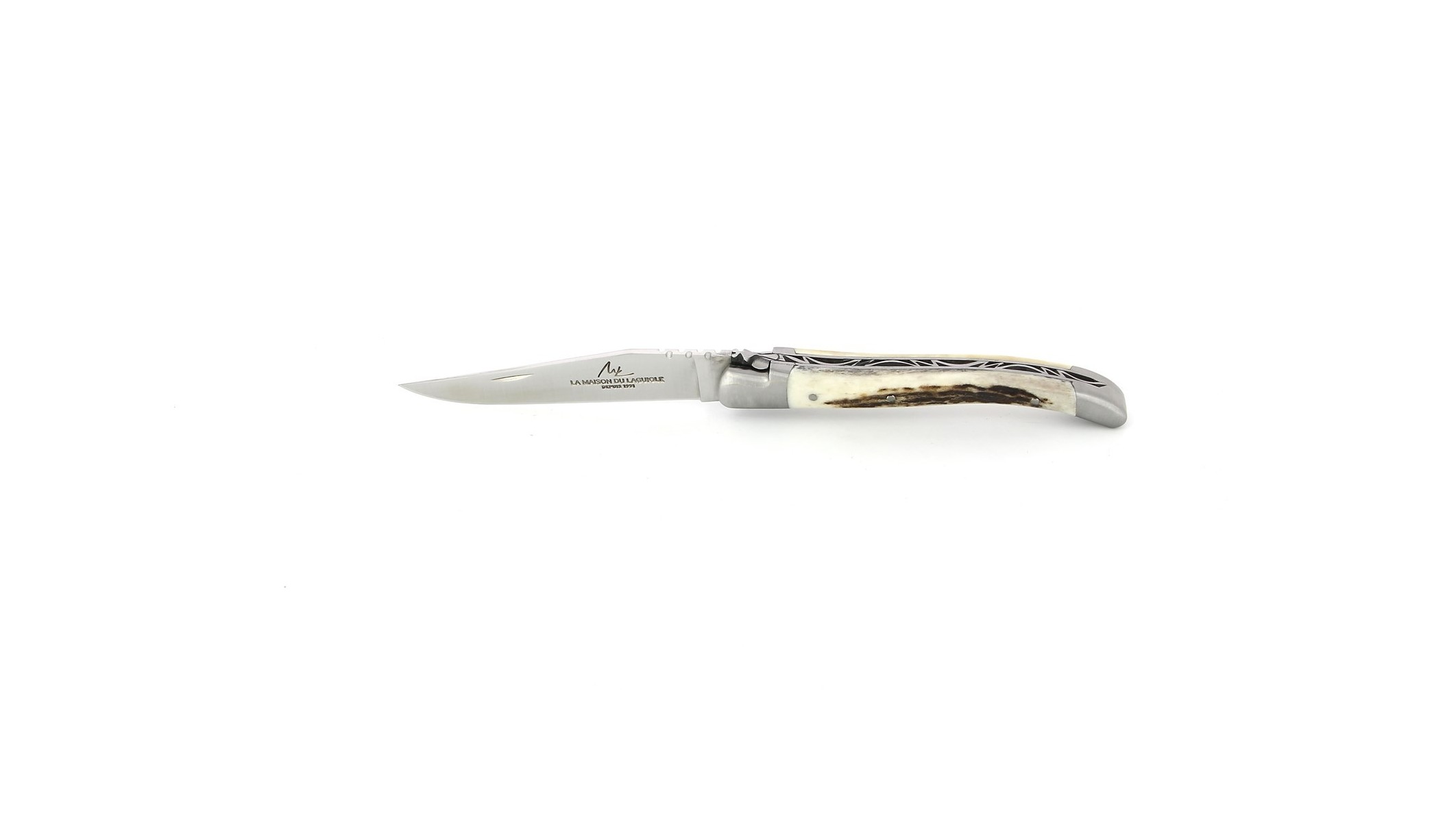 Couteau Laguiole 10 cm - Bois de Cerf