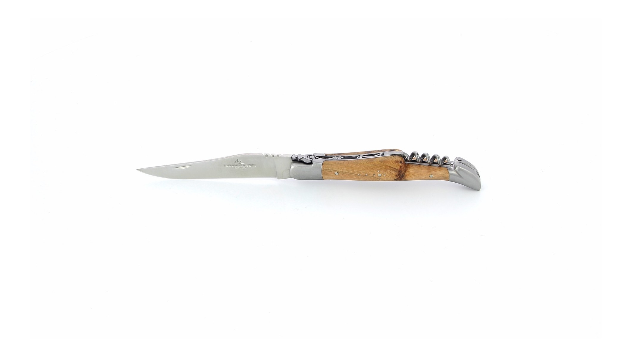 Couteau Laguiole 12 cm - Genévrier - Tire-Bouchon
